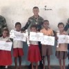 Satgas Yonif 411 Kostrad Gelar Lomba Mewarnai 